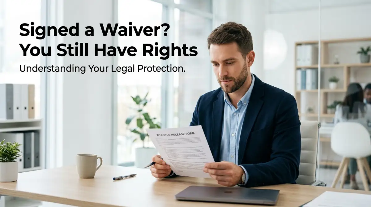 Signed a Waiver? Why You Might Still Have Full Legal Rights