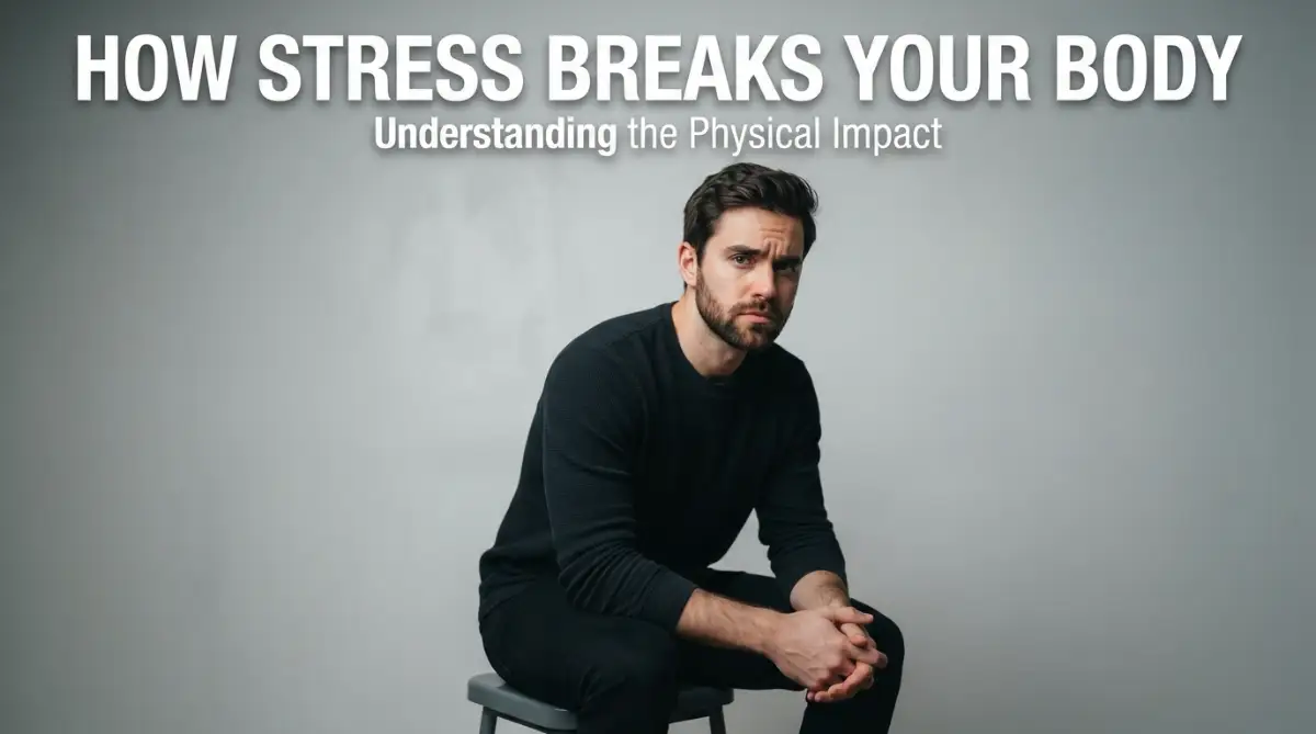chronic stress effects, physical health impact, cortisol and body, stress management tips, nervous system health, healing from stress, stress and digestion