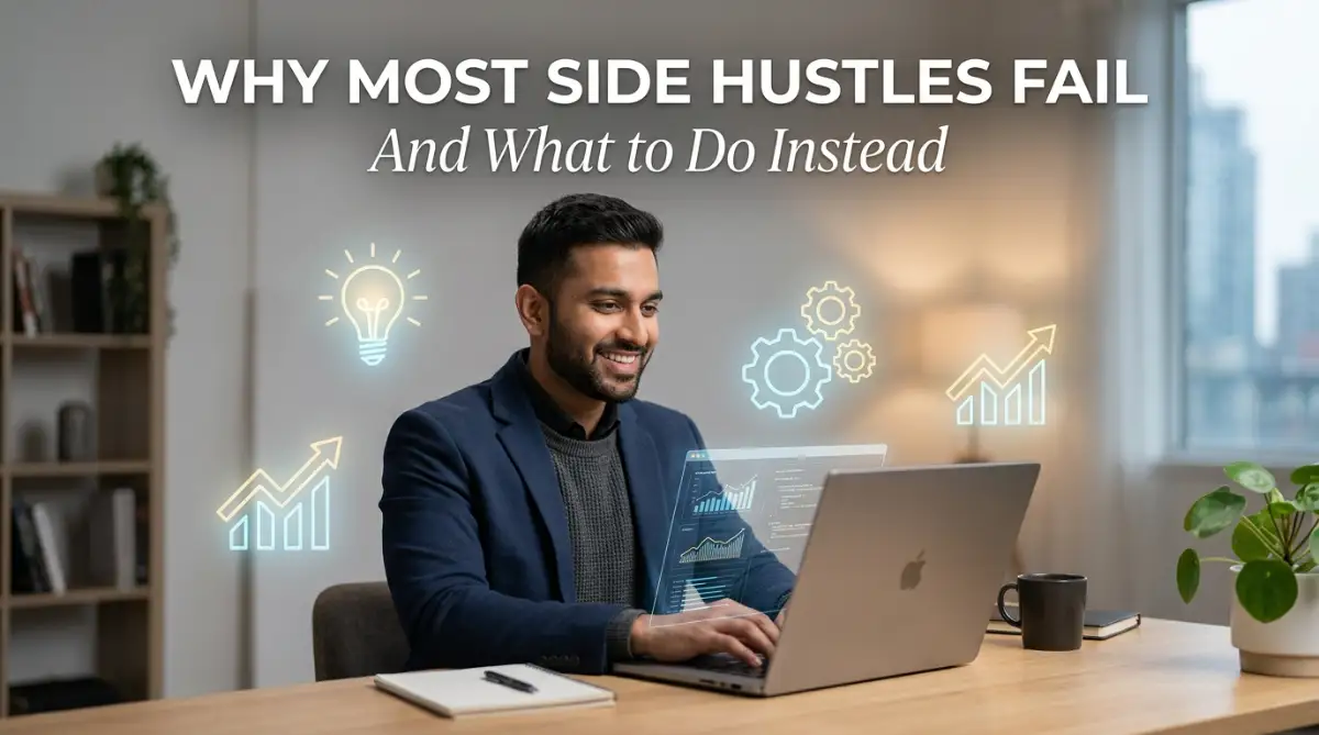 Why Most Side Hustles Fail Before Launching (And How to Fix It)