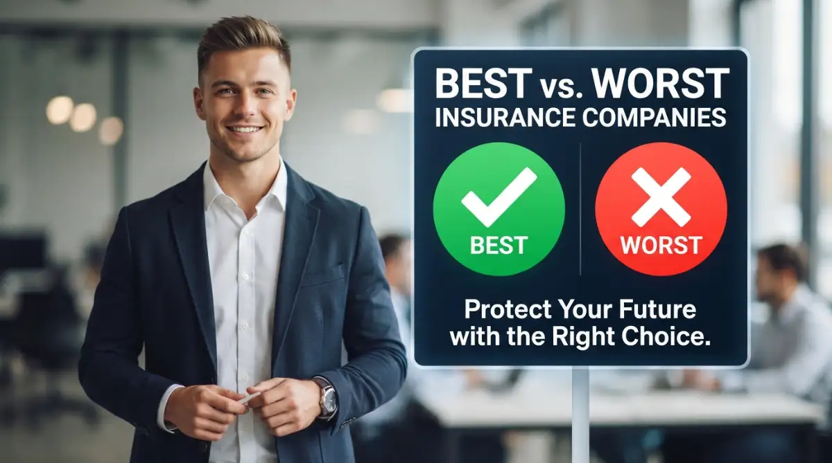 A professional guide comparing the best and worst insurance companies with clear rankings.
