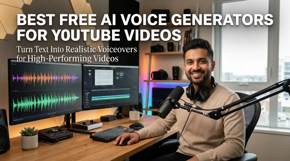 Best Free AI Voice Generators for YouTube Videos Without Robotic Tones